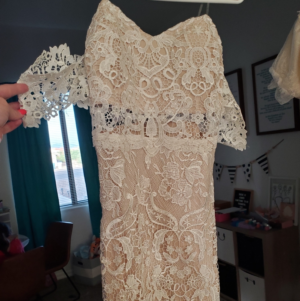 Cream dress